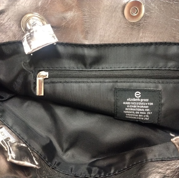 New ELIZABETH GRANT Metallic Tote Bag BP - Picture 4 of 7